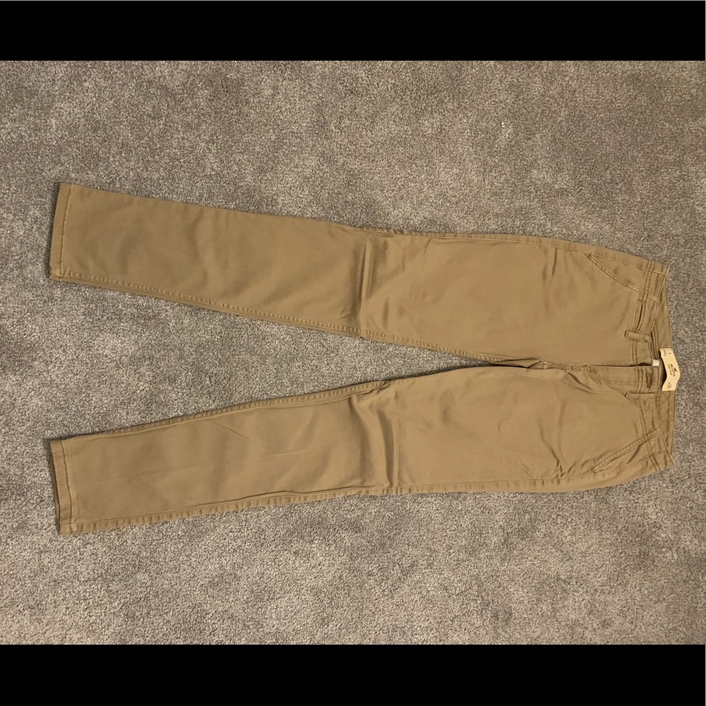 Hollister Tan Khaki Chinos 1 W25